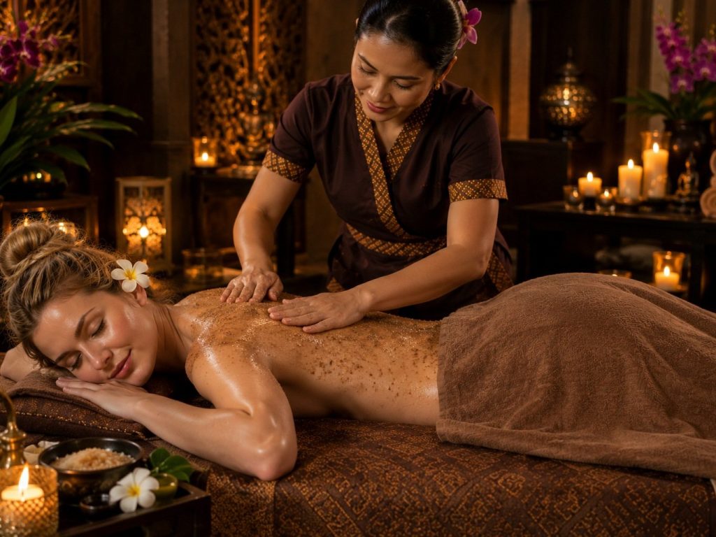 Thaise body-scrub massage bij Massagesalon Brielle